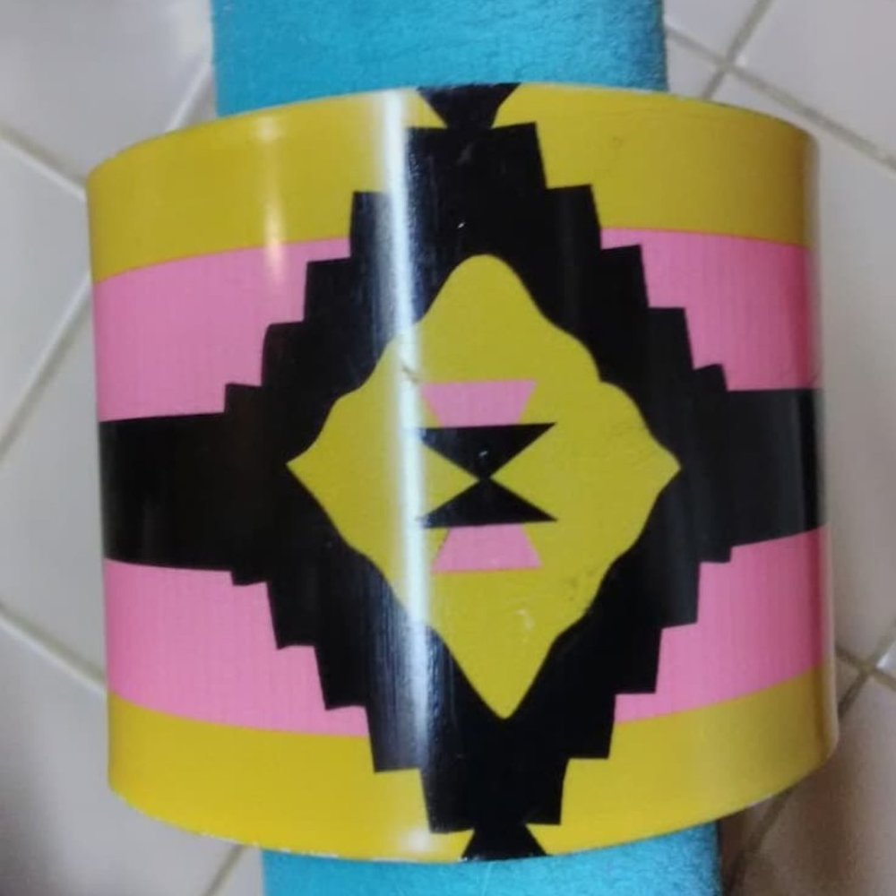 Aztec Design Cuff Bracelet